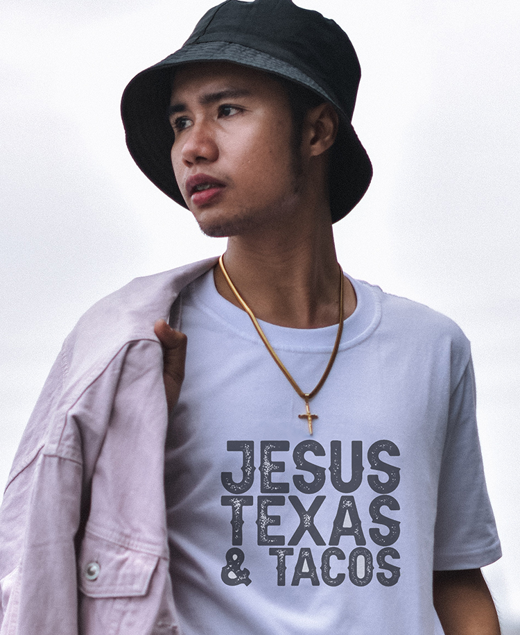 Men's Texas Theme Taco Shirt